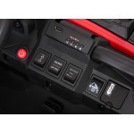Elektrické autíčko Farmer Truck X-POWER - dvojmiestne, červené